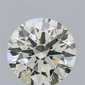 Picture of Natural Diamond 0.53 Carats, Round with Excellent Cut, J Color, SI2 Clarity and Certified by IGI