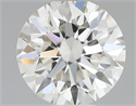 Natural Diamond 0.50 Carats, Round with Excellent Cut, J Color, VS1 Clarity and Certified by GIA