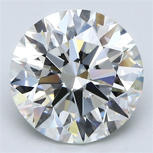 Picture of Natural Diamond 3.15 Carats, Round with Excellent Cut, J Color, VS1 Clarity and Certified by GIA