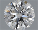 Natural Diamond 0.40 Carats, Round with Excellent Cut, F Color, VS2 Clarity and Certified by GIA