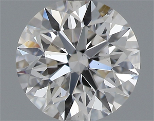 Picture of Natural Diamond 0.40 Carats, Round with Excellent Cut, F Color, VS2 Clarity and Certified by GIA