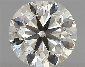 Picture of Natural Diamond 0.50 Carats, Round with Very Good Cut, K Color, IF Clarity and Certified by IGI