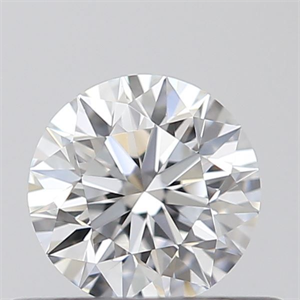 Picture of Natural Diamond 0.40 Carats, Round with Excellent Cut, D Color, VVS2 Clarity and Certified by GIA