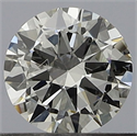 Natural Diamond 0.40 Carats, Round with Good Cut, I Color, VS1 Clarity and Certified by GIA