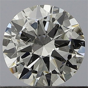 Picture of Natural Diamond 0.40 Carats, Round with Good Cut, I Color, VS1 Clarity and Certified by GIA