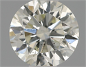 Natural Diamond 0.40 Carats, Round with Very Good Cut, I Color, SI2 Clarity and Certified by IGI