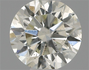 Picture of Natural Diamond 0.40 Carats, Round with Very Good Cut, I Color, SI2 Clarity and Certified by IGI