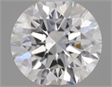 Natural Diamond 0.40 Carats, Round with Very Good Cut, D Color, SI1 Clarity and Certified by GIA