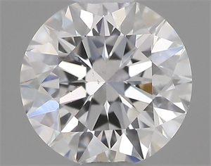 Picture of Natural Diamond 0.40 Carats, Round with Very Good Cut, D Color, SI1 Clarity and Certified by GIA