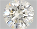 Natural Diamond 0.40 Carats, Round with Excellent Cut, I Color, VVS2 Clarity and Certified by IGI