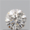 Natural Diamond 0.40 Carats, Round with Excellent Cut, J Color, SI2 Clarity and Certified by GIA