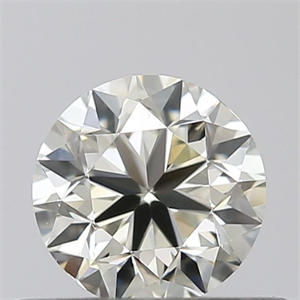 Picture of Natural Diamond 0.40 Carats, Round with Good Cut, K Color, VS1 Clarity and Certified by IGI