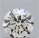 Natural Diamond 0.42 Carats, Round with Excellent Cut, K Color, VS1 Clarity and Certified by GIA