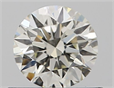 Natural Diamond 0.53 Carats, Round with Excellent Cut, J Color, VS1 Clarity and Certified by GIA