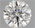 Natural Diamond 0.43 Carats, Round with Excellent Cut, H Color, VS1 Clarity and Certified by GIA