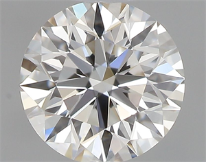 Picture of Natural Diamond 0.43 Carats, Round with Excellent Cut, H Color, VS1 Clarity and Certified by GIA