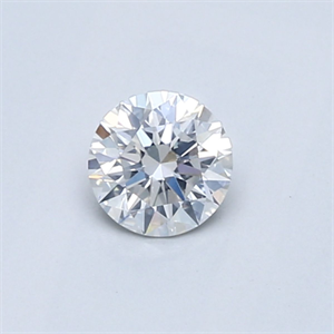 Picture of Natural Diamond 0.40 Carats, Round with Excellent Cut, F Color, I1 Clarity and Certified by GIA