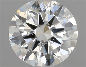 Picture of Natural Diamond 0.50 Carats, Round with Excellent Cut, I Color, I1 Clarity and Certified by GIA