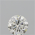 Natural Diamond 0.50 Carats, Round with Very Good Cut, J Color, SI1 Clarity and Certified by GIA