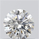 Natural Diamond 0.43 Carats, Round with Excellent Cut, H Color, VVS2 Clarity and Certified by GIA