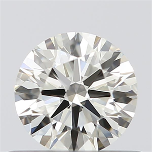 Picture of Natural Diamond 0.45 Carats, Round with Excellent Cut, K Color, IF Clarity and Certified by GIA