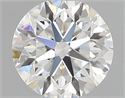 Natural Diamond 0.40 Carats, Round with Very Good Cut, F Color, VS2 Clarity and Certified by GIA