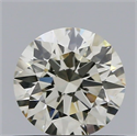 Natural Diamond 0.53 Carats, Round with Excellent Cut, J Color, VS1 Clarity and Certified by IGI