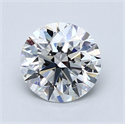 Natural Diamond 1.90 Carats, Round with Excellent Cut, E Color, VS2 Clarity and Certified by GIA