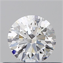 Natural Diamond 0.40 Carats, Round with Excellent Cut, D Color, SI1 Clarity and Certified by GIA