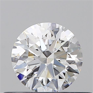 Picture of Natural Diamond 0.40 Carats, Round with Excellent Cut, D Color, SI1 Clarity and Certified by GIA