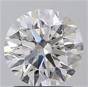 Natural Diamond 2.00 Carats, Round with Excellent Cut, E Color, VVS1 Clarity and Certified by GIA