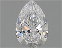 Natural Diamond 0.80 Carats, Pear with  Cut, D Color, VS1 Clarity and Certified by GIA