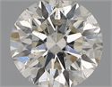 Natural Diamond 0.47 Carats, Round with Excellent Cut, I Color, SI1 Clarity and Certified by IGI