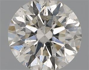 Picture of Natural Diamond 0.47 Carats, Round with Excellent Cut, I Color, SI1 Clarity and Certified by IGI