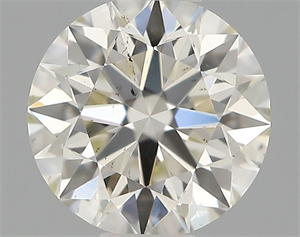 Picture of Natural Diamond 0.42 Carats, Round with Excellent Cut, I Color, VS2 Clarity and Certified by IGI