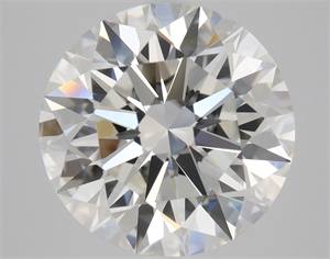 Picture of Natural Diamond 3.31 Carats, Round with Excellent Cut, G Color, VVS1 Clarity and Certified by GIA