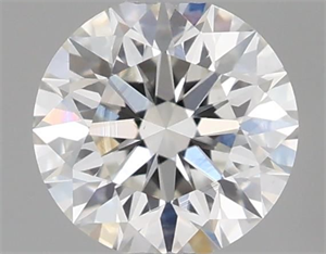 Picture of Natural Diamond 0.42 Carats, Round with Excellent Cut, G Color, VVS2 Clarity and Certified by GIA