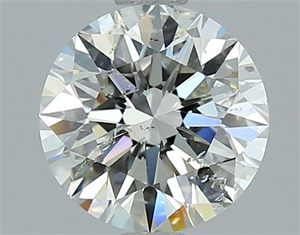 Picture of Natural Diamond 2.00 Carats, Round with Excellent Cut, I Color, I1 Clarity and Certified by GIA