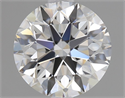 Natural Diamond 1.34 Carats, Round with Excellent Cut, E Color, IF Clarity and Certified by GIA