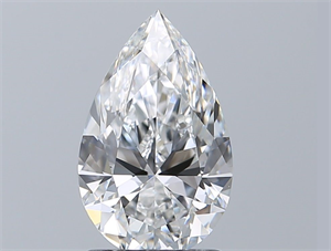 Picture of Natural Diamond 1.70 Carats, Pear with  Cut, E Color, VS1 Clarity and Certified by GIA