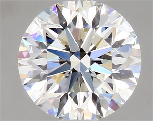 Picture of Natural Diamond 0.44 Carats, Round with Excellent Cut, I Color, VS1 Clarity and Certified by GIA