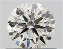 Natural Diamond 0.59 Carats, Round with Excellent Cut, H Color, VS1 Clarity and Certified by IGI