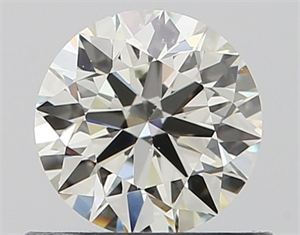 Picture of Natural Diamond 0.59 Carats, Round with Excellent Cut, H Color, VS1 Clarity and Certified by IGI