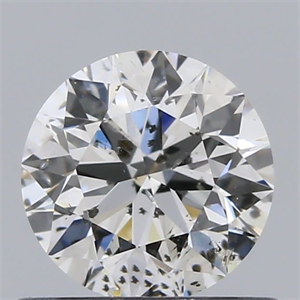 Picture of Natural Diamond 0.60 Carats, Round with Very Good Cut, G Color, I1 Clarity and Certified by GIA