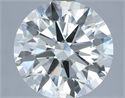 Natural Diamond 3.57 Carats, Round with Excellent Cut, J Color, SI1 Clarity and Certified by IGI