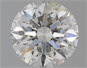 Natural Diamond 2.01 Carats, Round with Excellent Cut, I Color, VVS2 Clarity and Certified by GIA