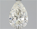 Natural Diamond 1.50 Carats, Pear with  Cut, I Color, SI2 Clarity and Certified by GIA