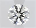 Natural Diamond 0.43 Carats, Round with Excellent Cut, J Color, SI1 Clarity and Certified by GIA