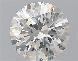 Picture of Natural Diamond 2.01 Carats, Round with Excellent Cut, H Color, SI2 Clarity and Certified by GIA