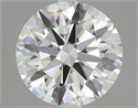 Natural Diamond 2.01 Carats, Round with Excellent Cut, I Color, SI2 Clarity and Certified by GIA